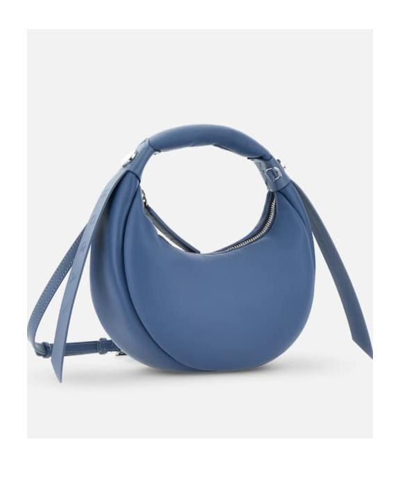 Hogan Zippered Shoulder Bag In Blue