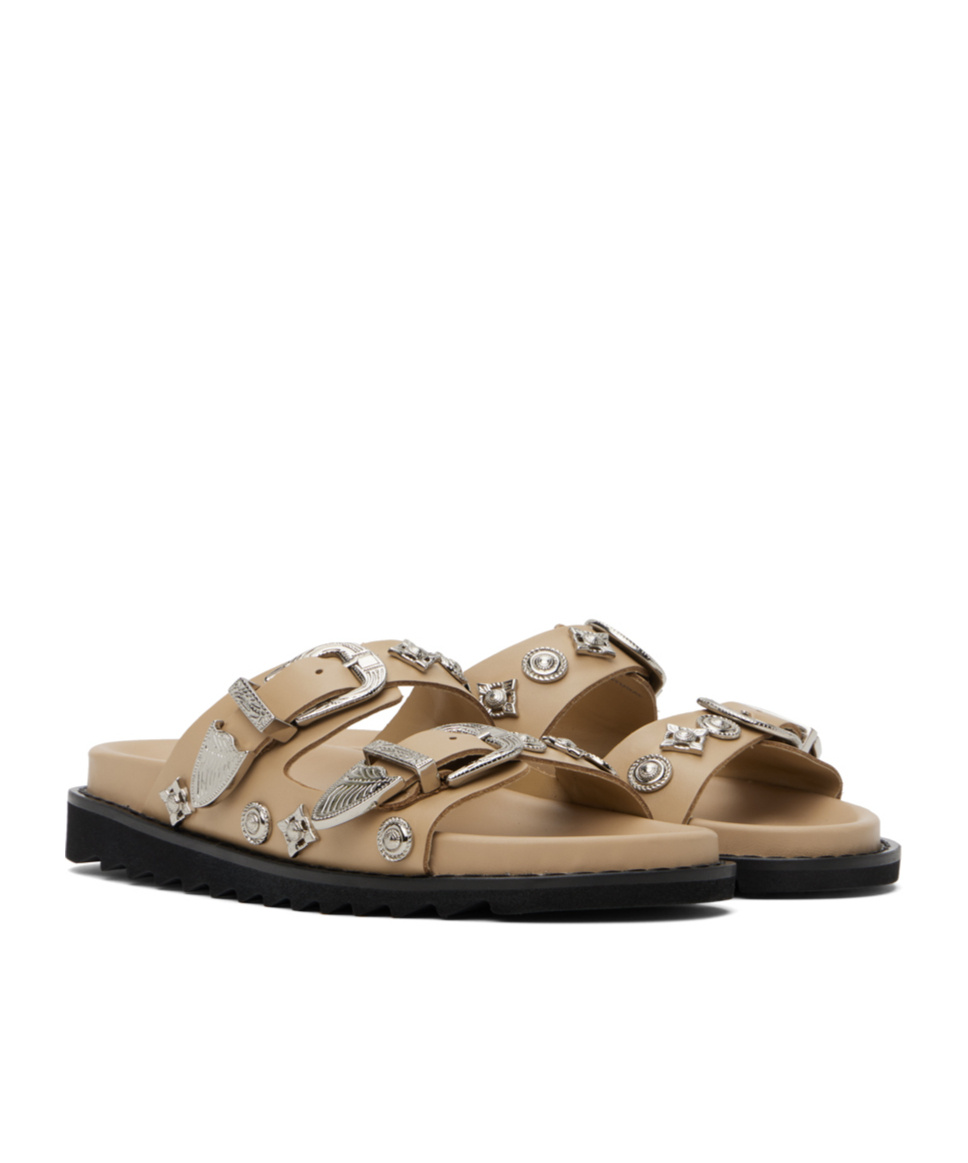 Toga Round Toe Slippers