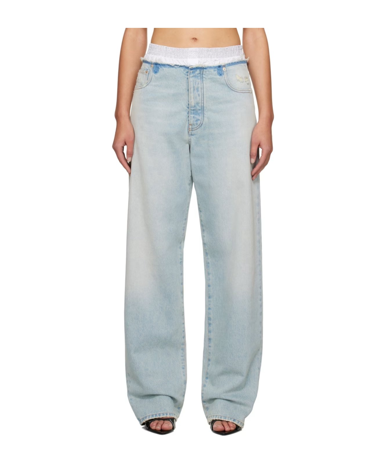 DARKPARK DENIM TROUSERS WITH BELT LOOPS