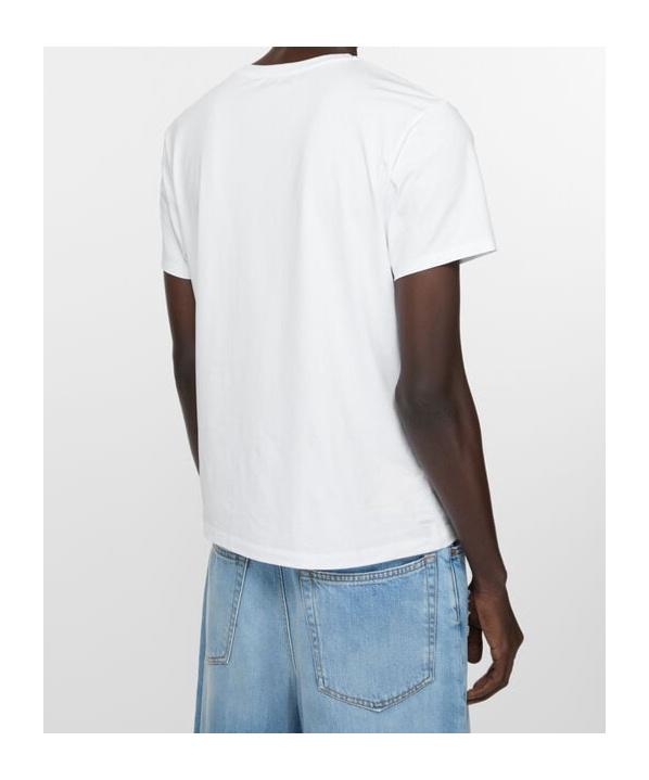 Acne Studios Men T-shirt In Cotone Con Logo In Multi