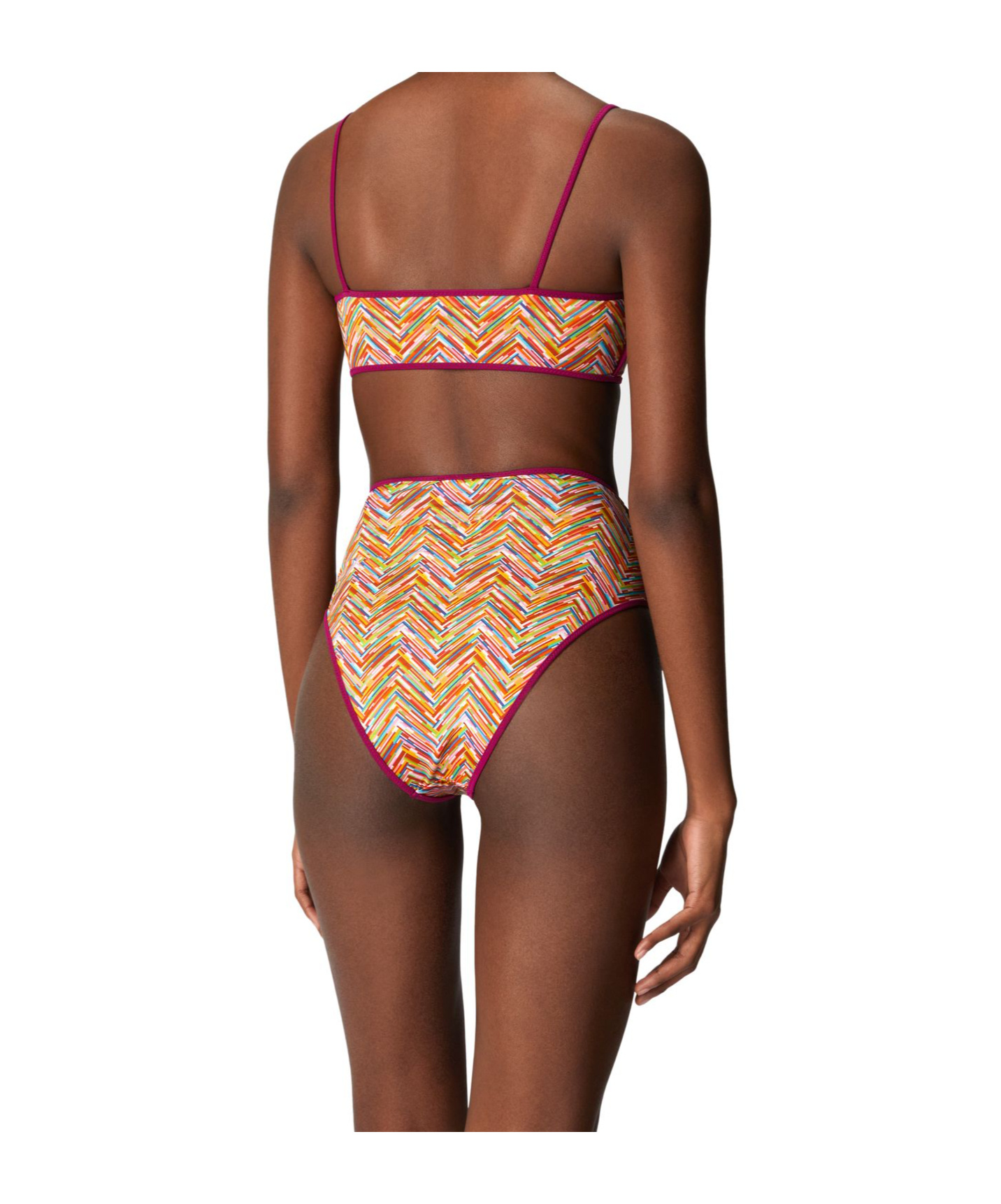 Shop Missoni Reversible Bikini In Multicolor