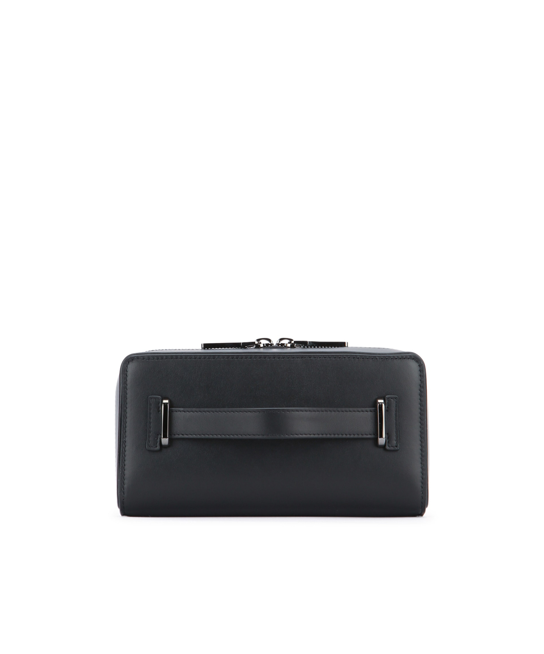 Christian Louboutin Double Zip Wallet In Black
