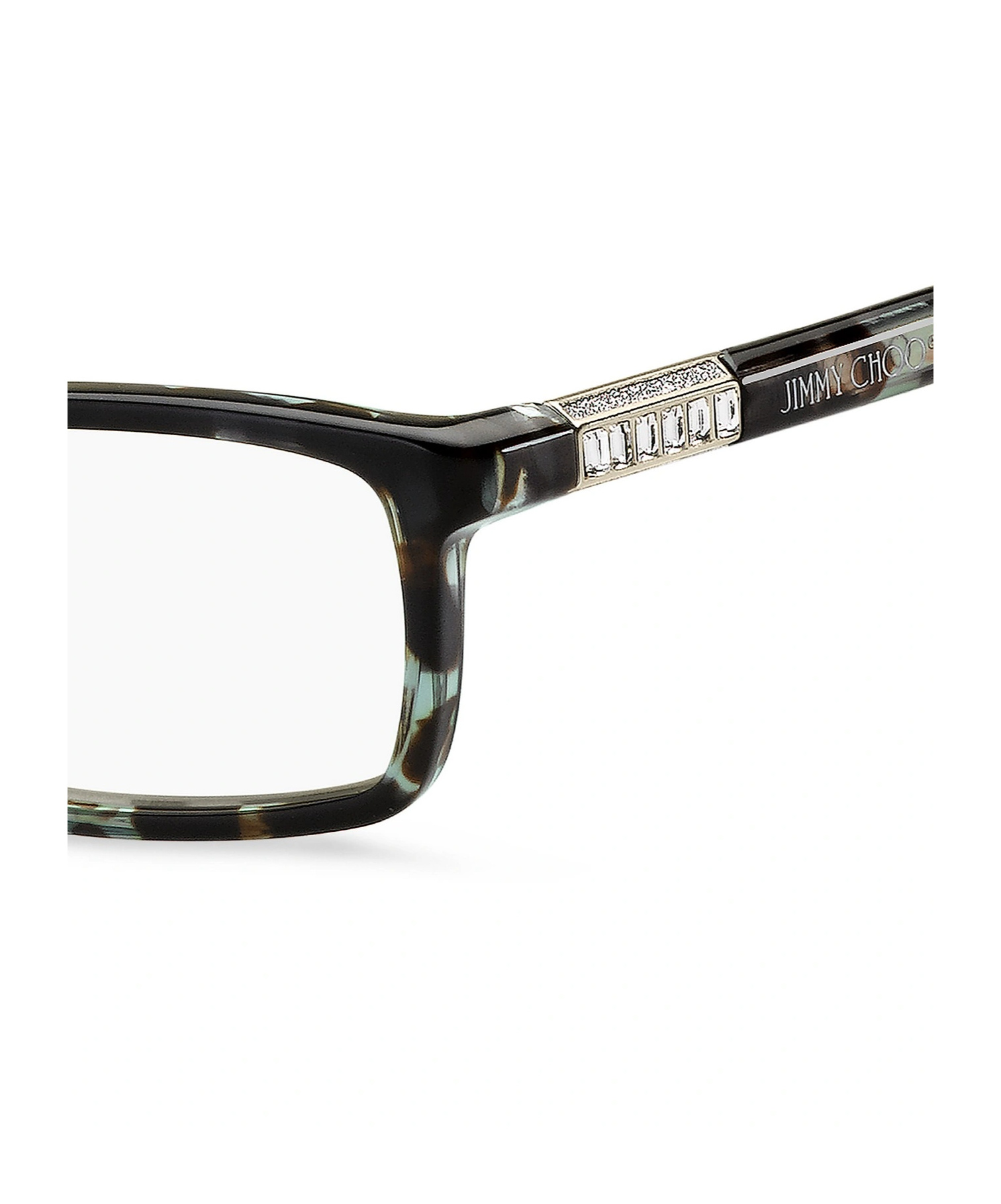 Jimmy Choo Geometrically Framed Flat Mirror In Black