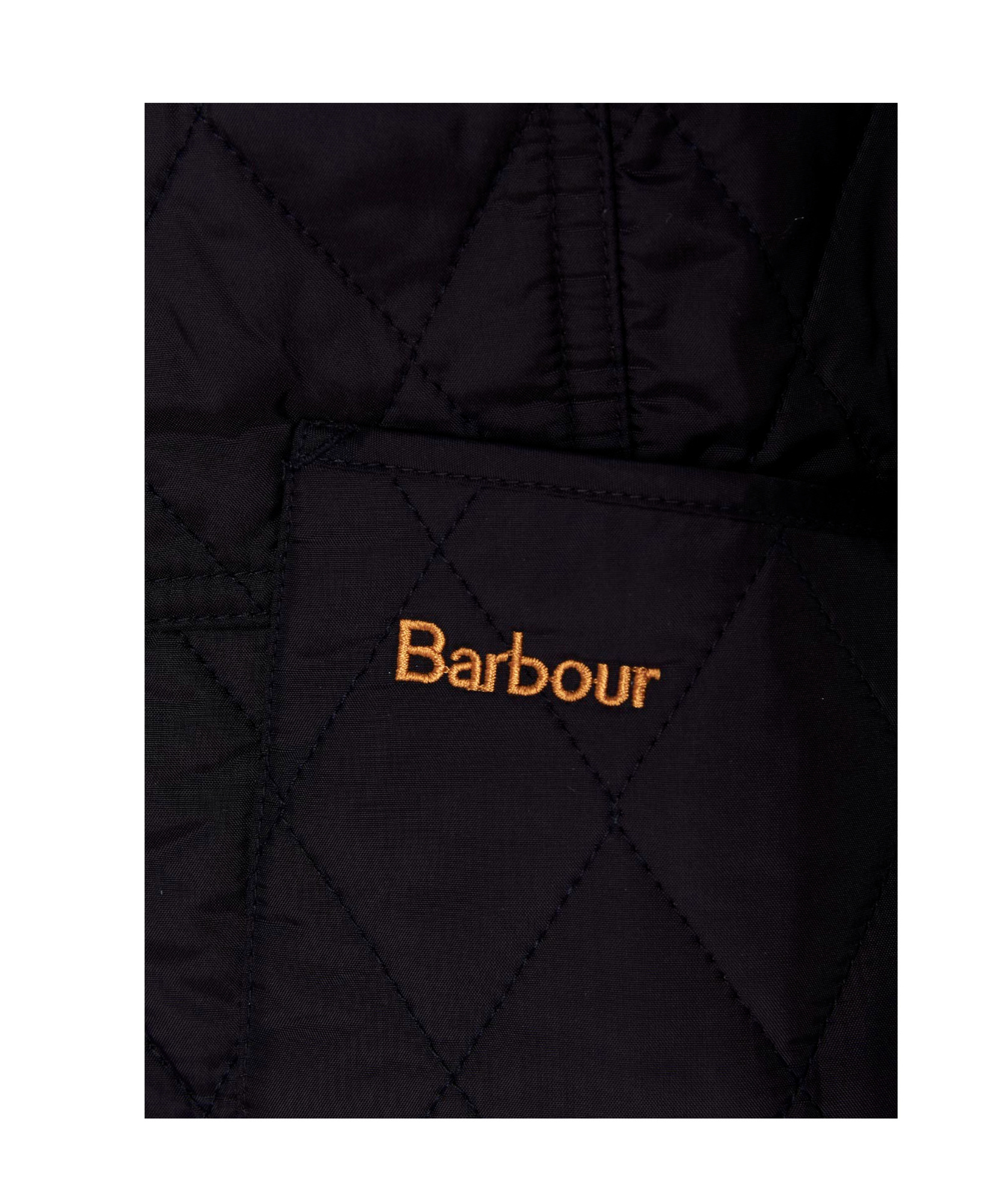 Barbour Blue Liddesdale Down Jacket In Black