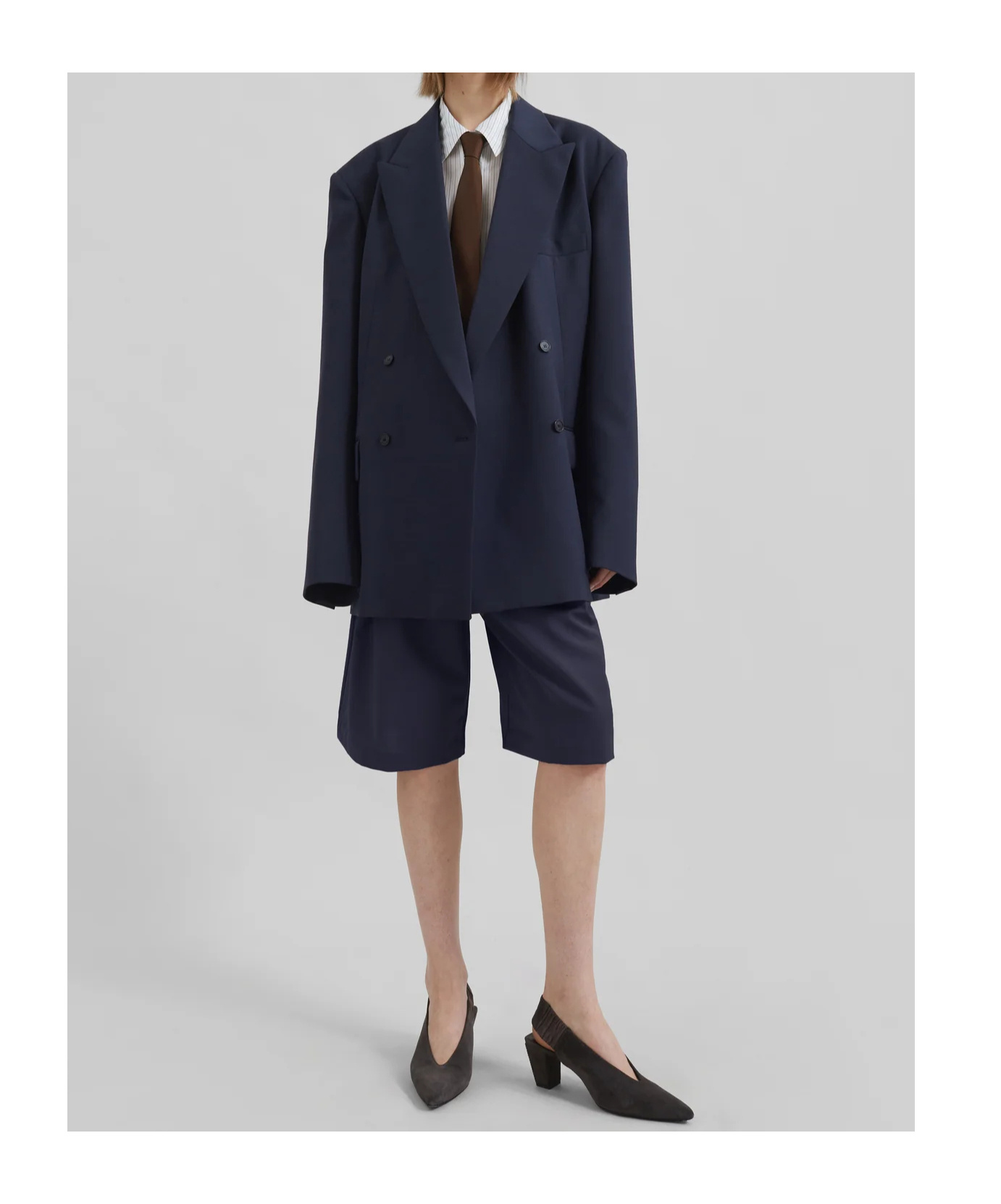 THE FRANKIE SHOP NEWARK DOUBLE BREASTED BLAZER