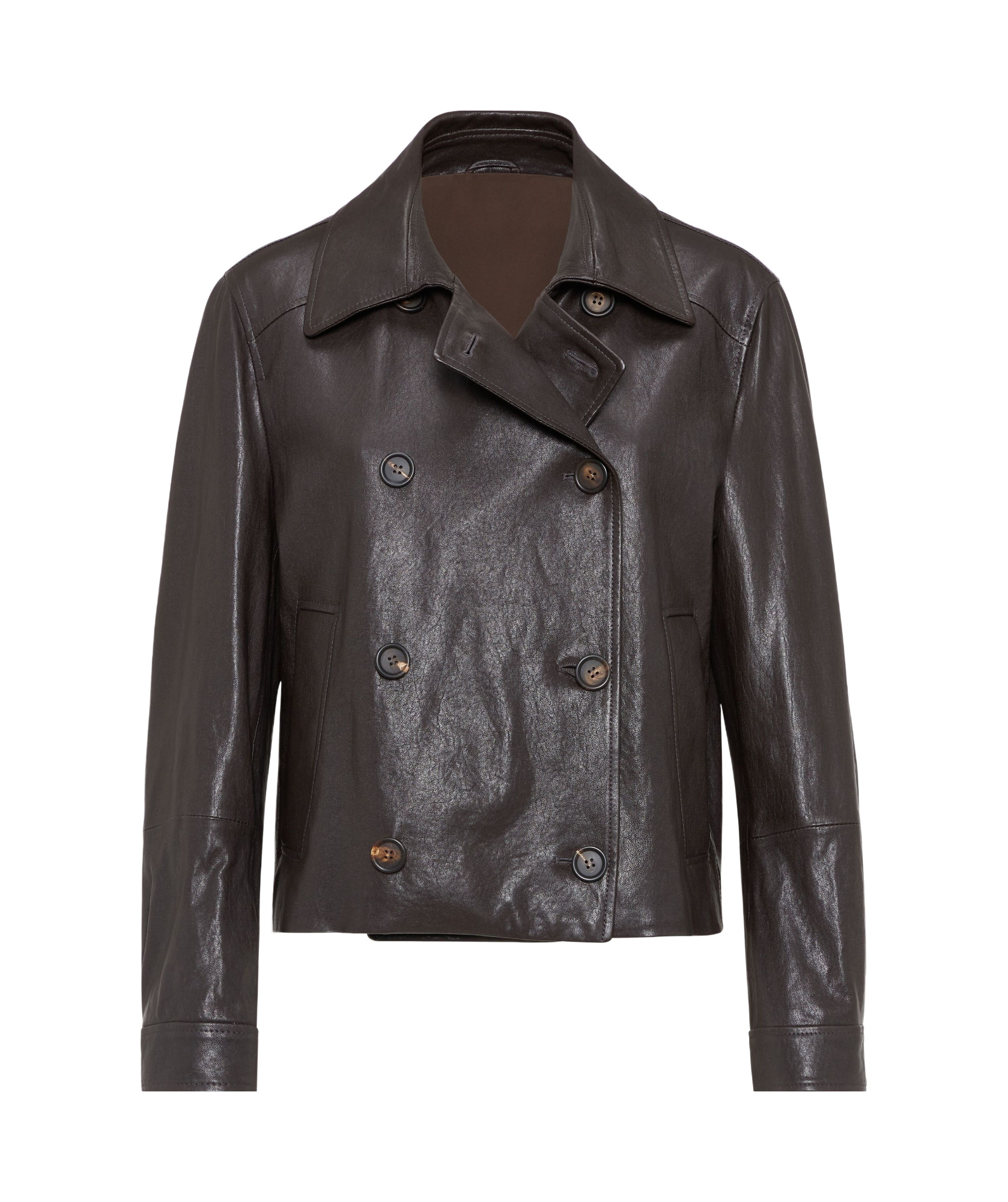 Brunello Cucinelli Monili-embellished Cropped Jacket In Black