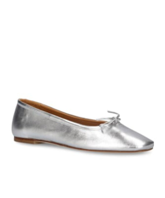 AEYDE FRONT LACE UP BALLET SHOES