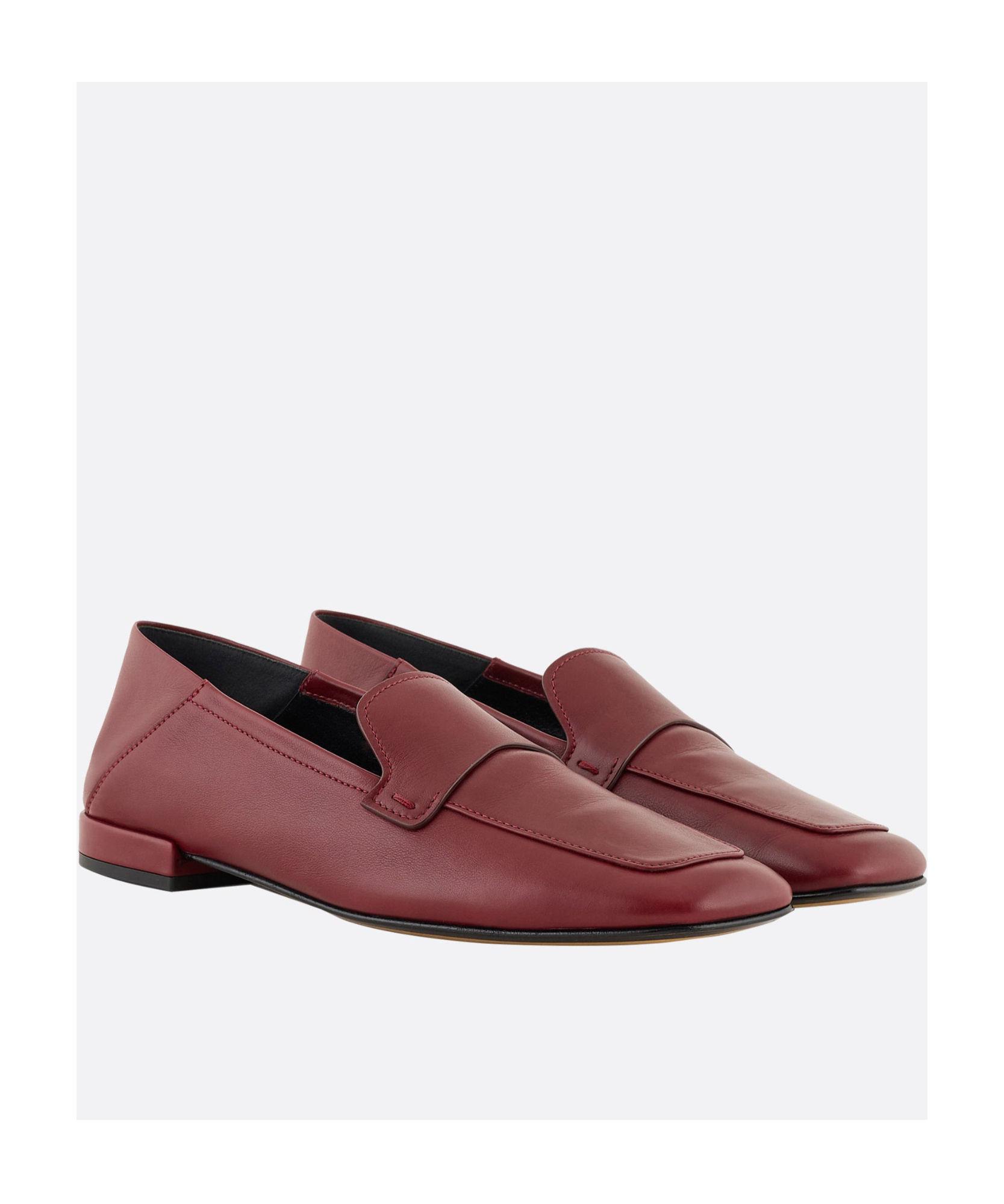 GIORGIO ARMANI SQUARE TOE LOAFERS