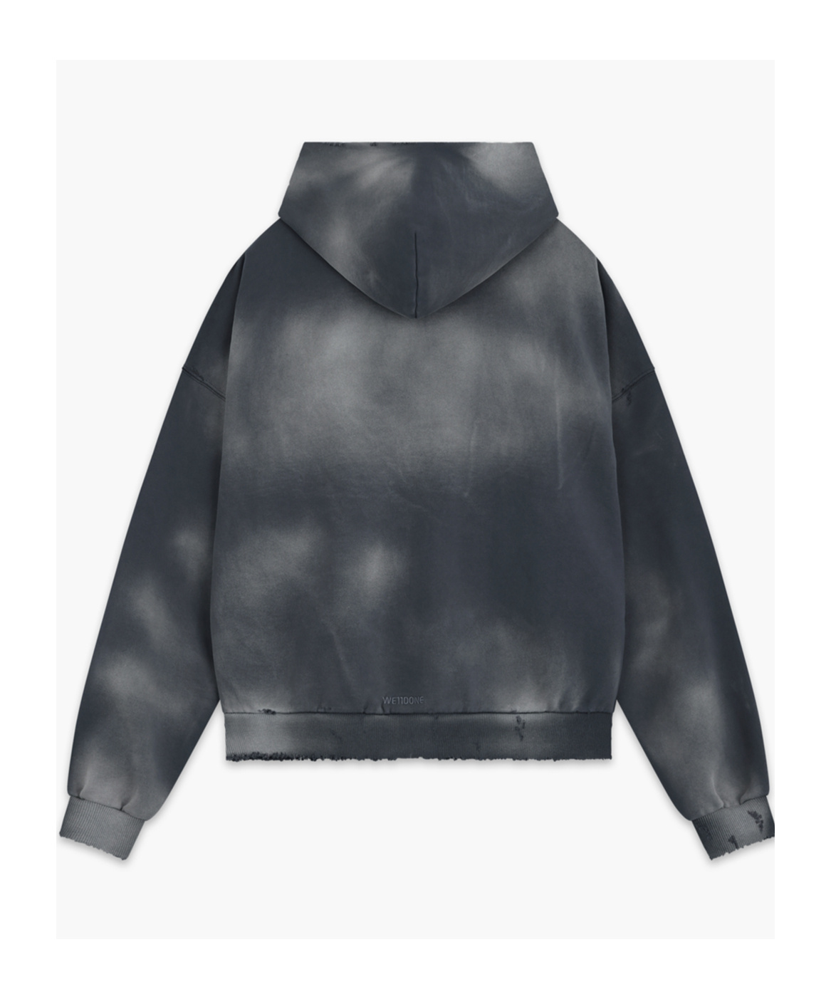 We11 Done Long-sleeved Hoodie In Black