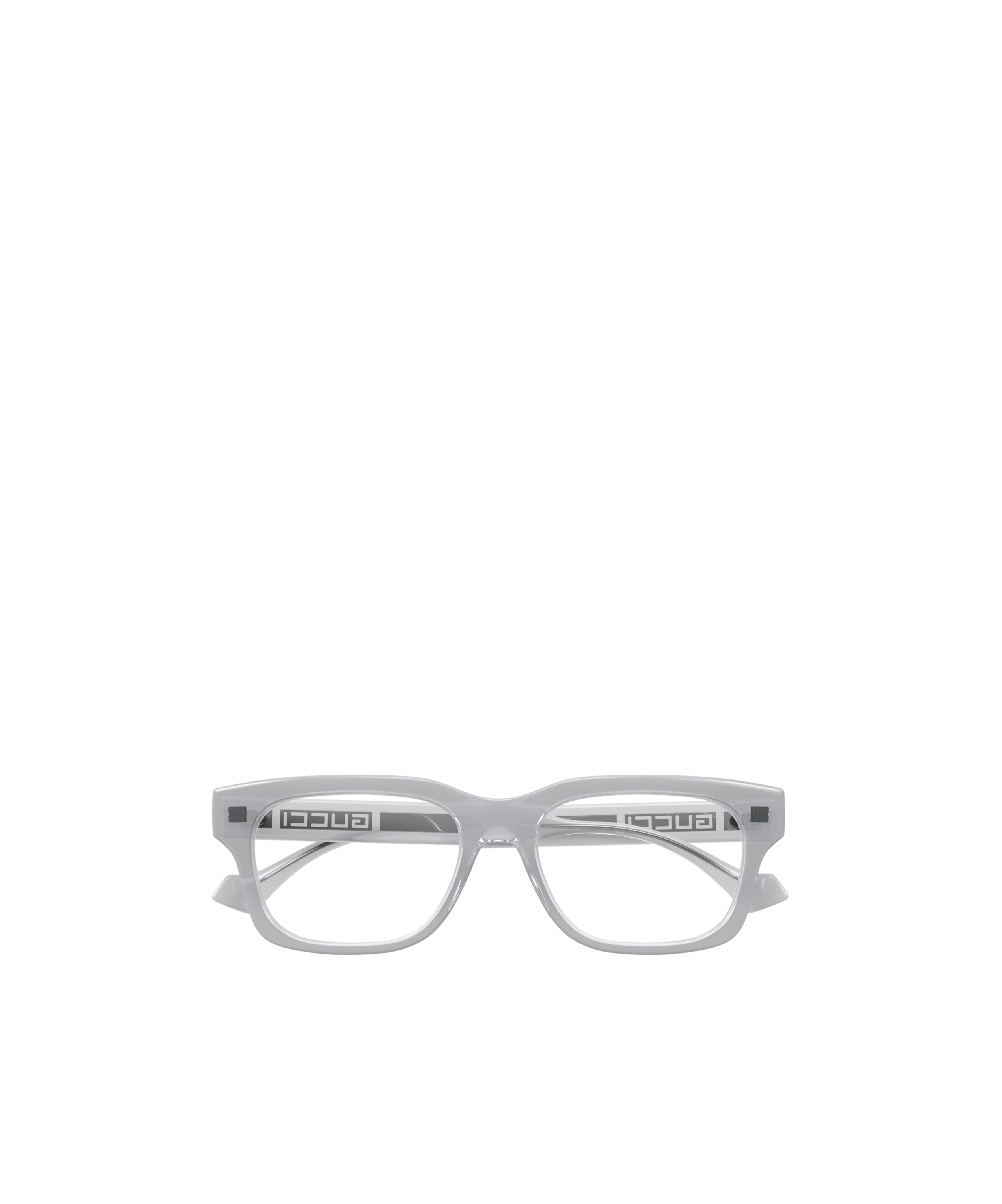 Gucci Geometrically Framed Flat Mirror In Gray