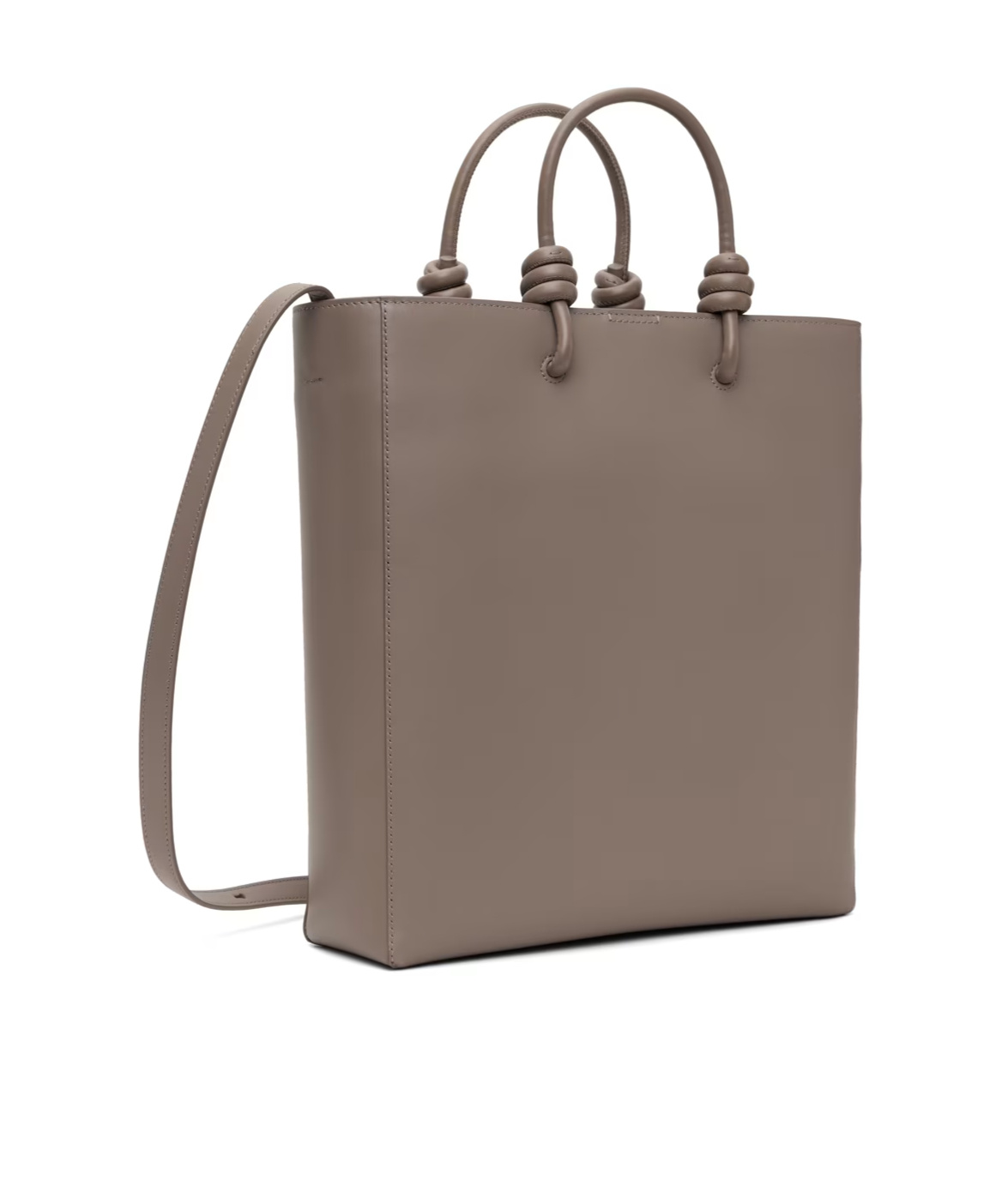 Shop Jil Sander Medium Giro Tote In Brown