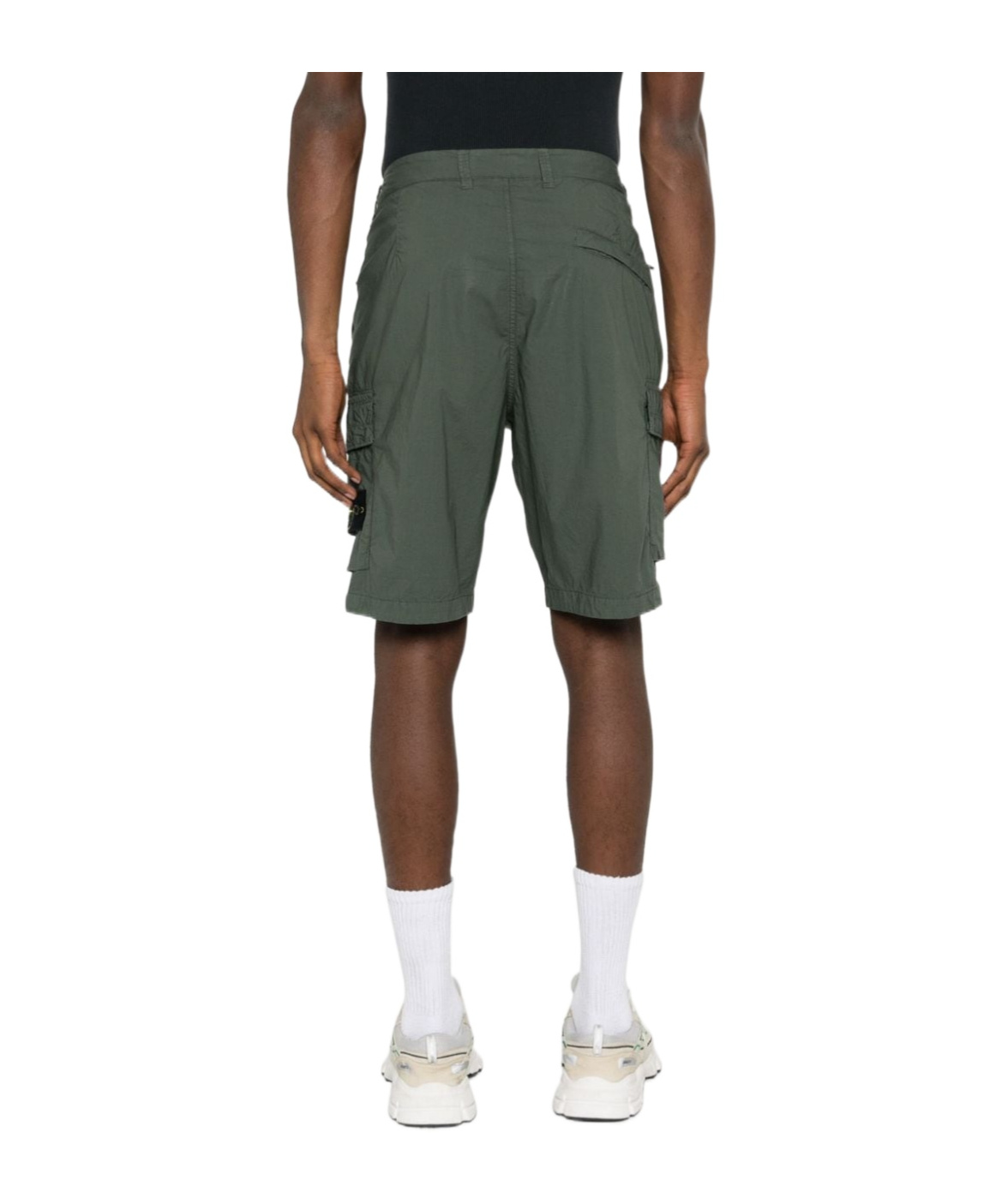 STONE ISLAND TAFFETA CARGO SHORTS 