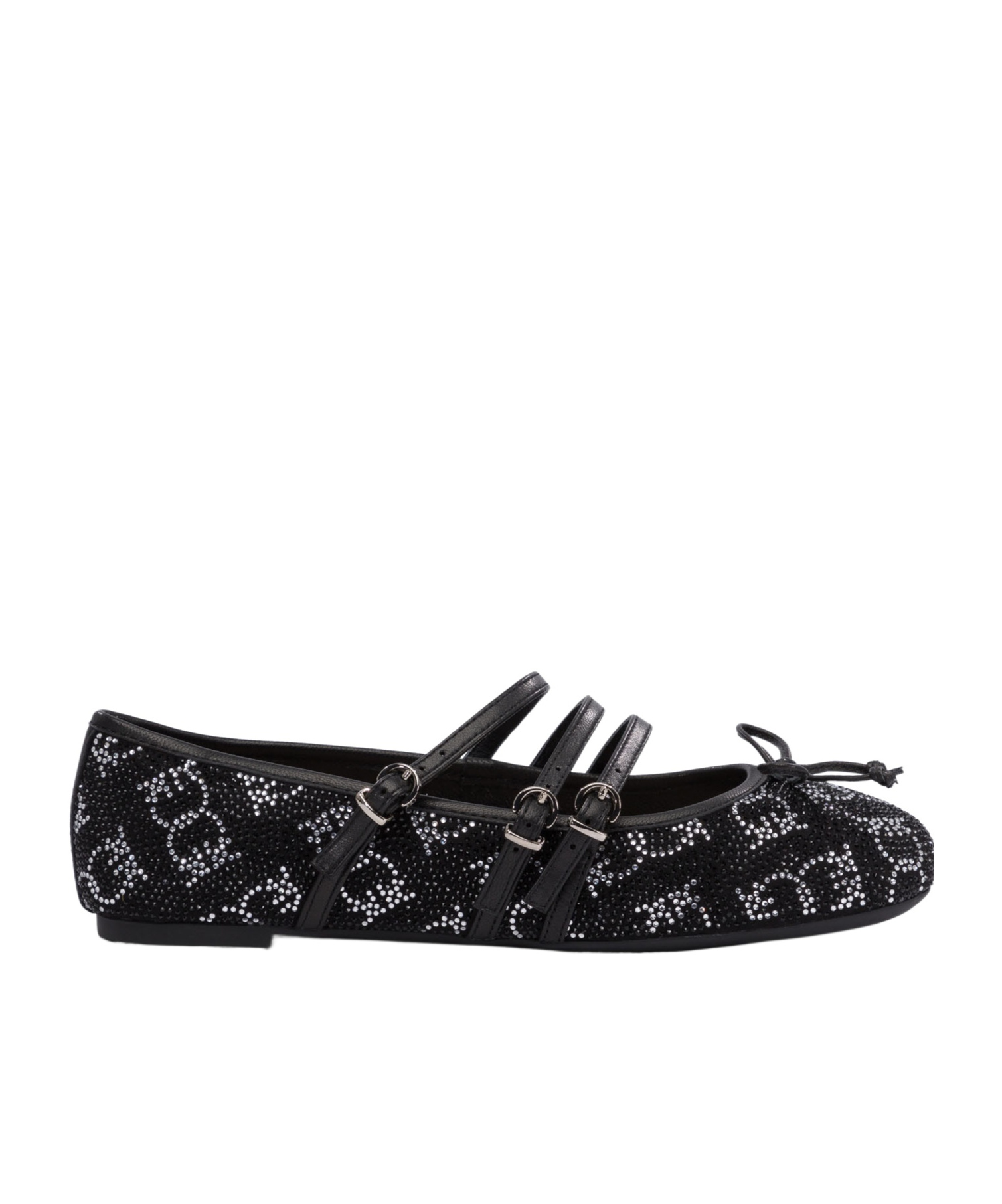 PINKO CRYSTAL-EMBELLISHED BALLET FLATS