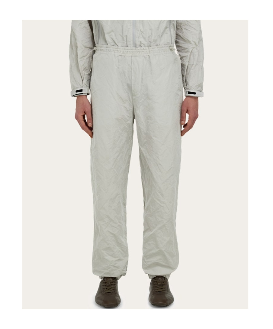 Ferragamo Elastic Waist Jogger Pants In Gray