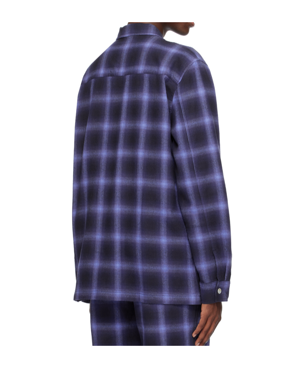 Tekla Checked Pajamas Shirt In Multi