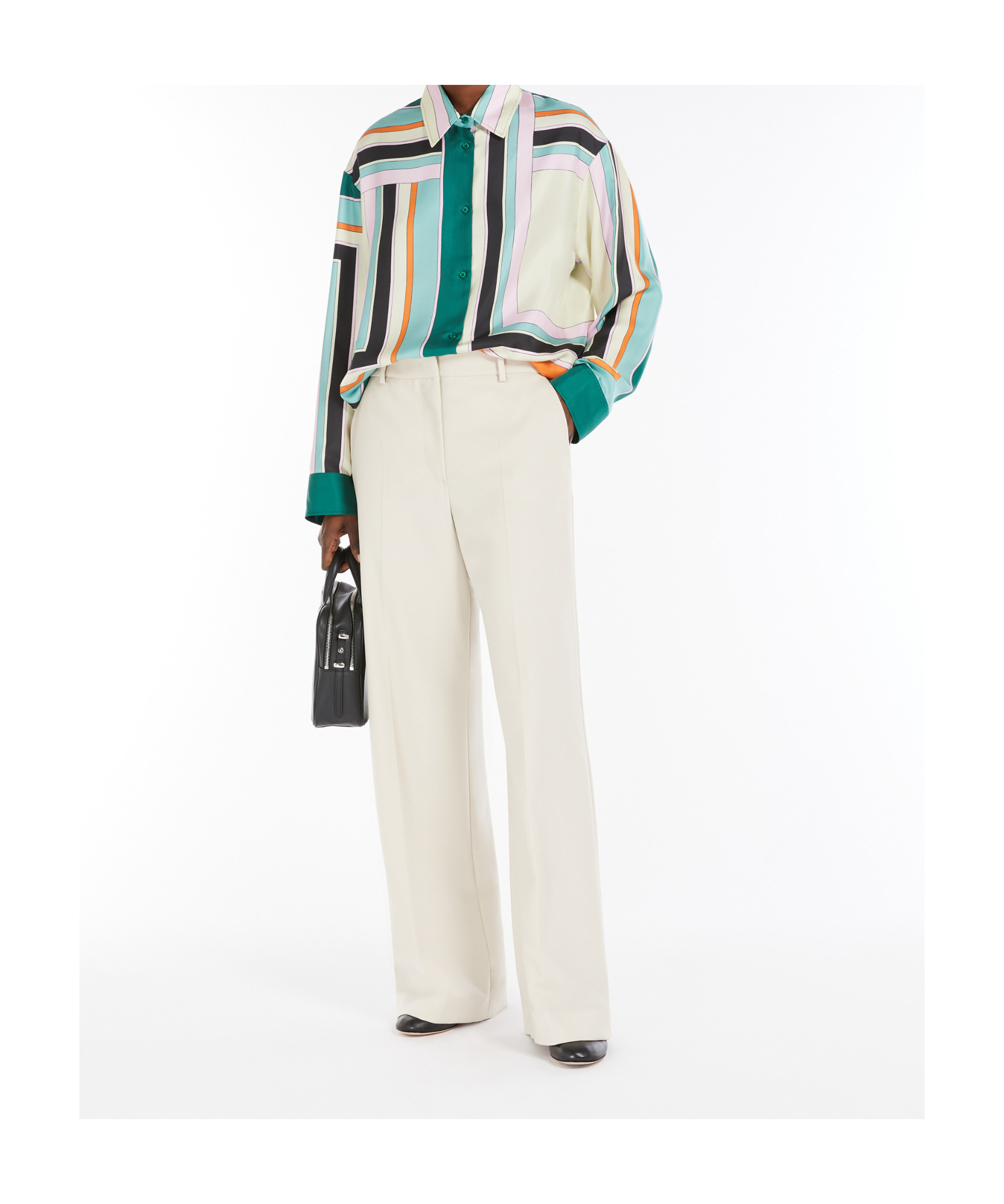 Weekend Max Mara Wide-leg Jeans In White
