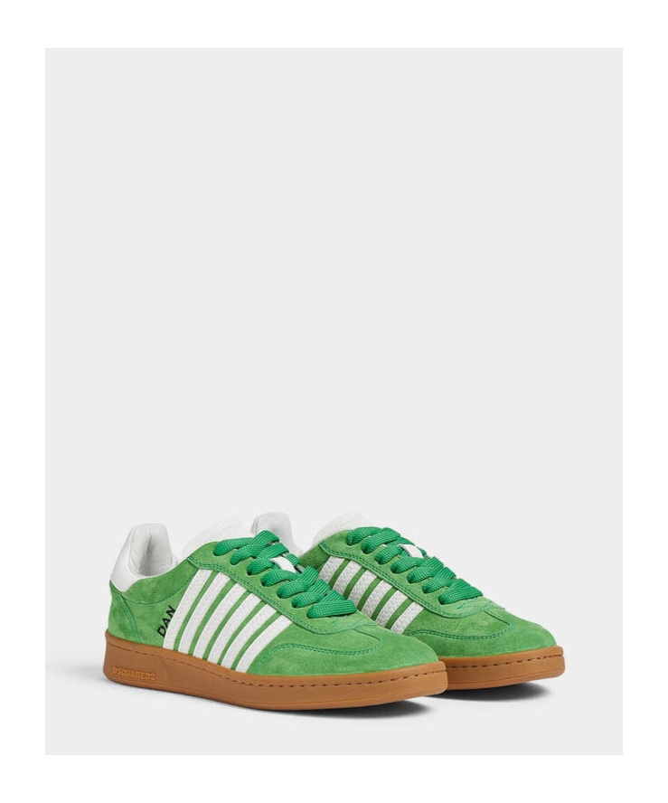 Dsquared2 Green Low Top Sneakers In Green