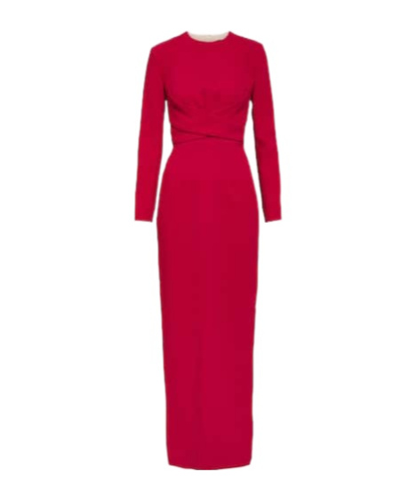 Emilia Wickstead Alyvia Gown In Red