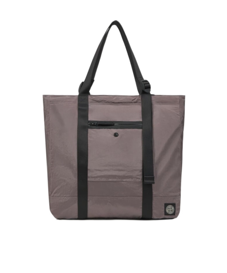 Stone Island Tote Bag With Zip Pocket