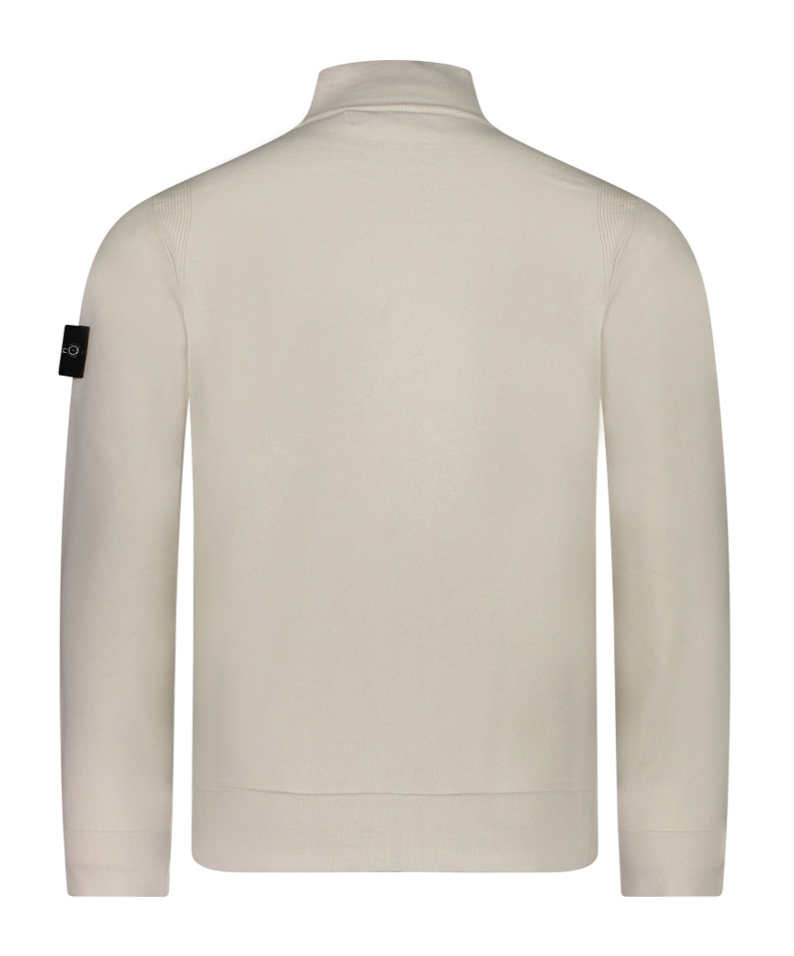 Stone Island Compass-badge Cardigan In White