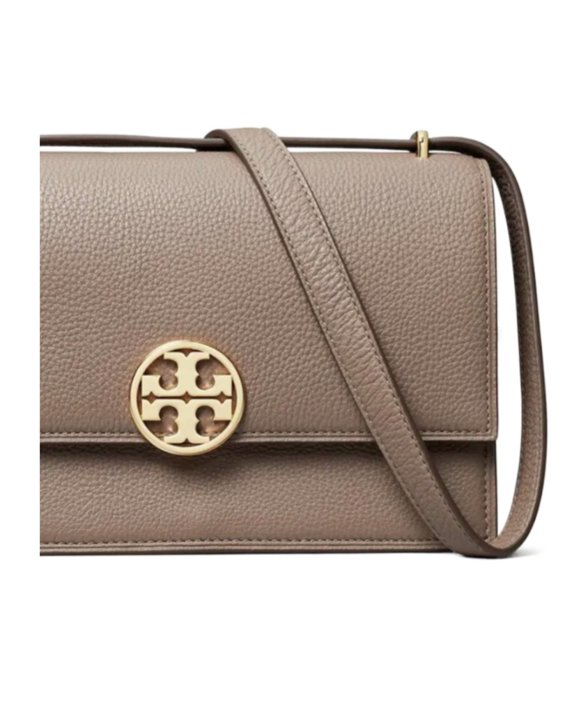 Shop Tory Burch Miller Shoulder Bag In Brown