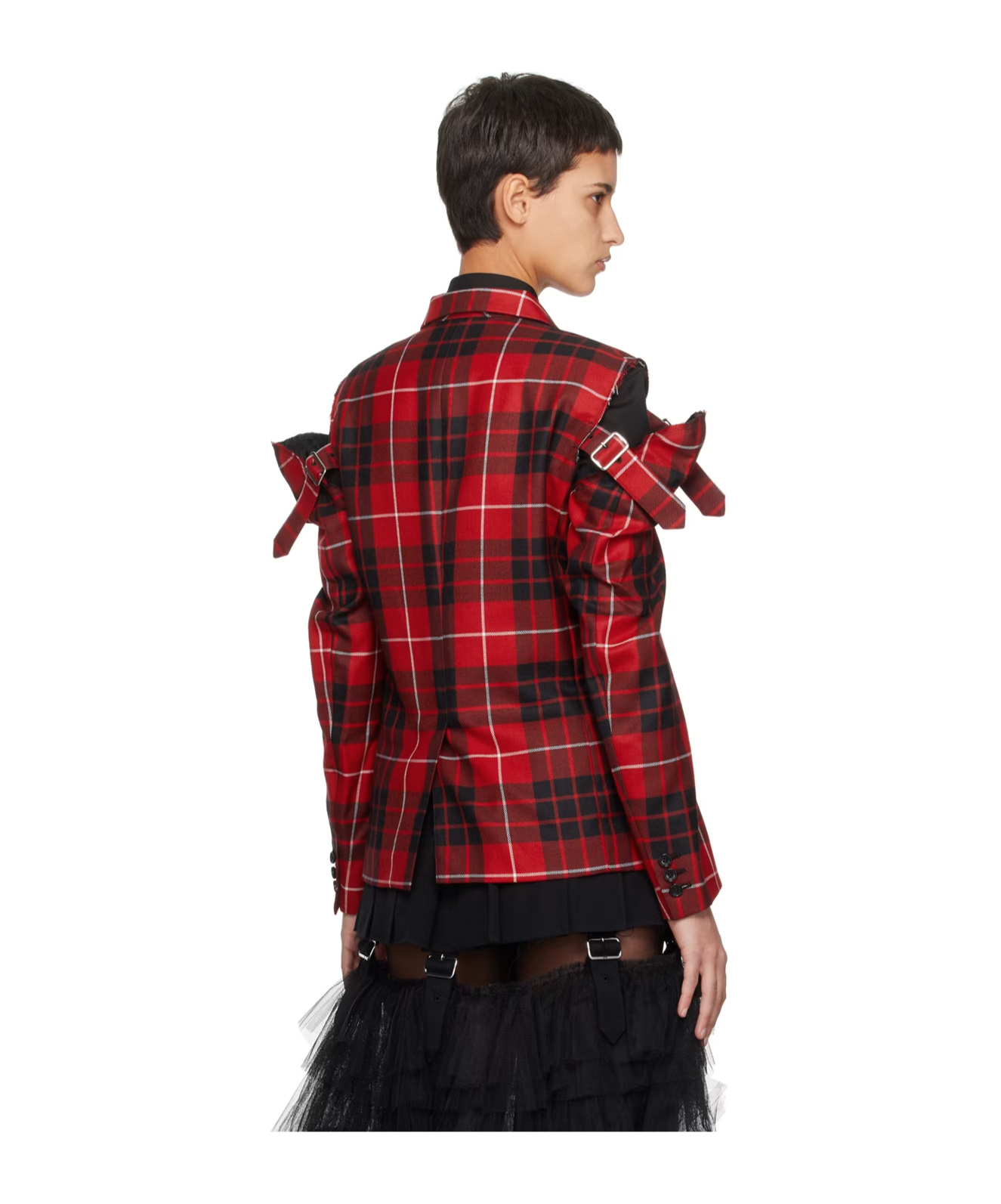 COMME DES GARÇONS PLAID CASUAL JACKET