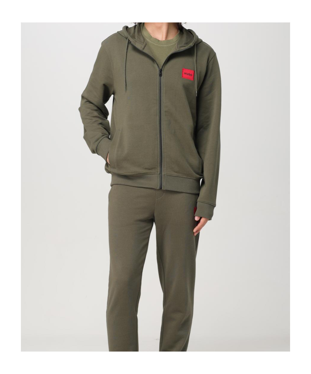 HUGO BOSS ZIPPERED HOODIE