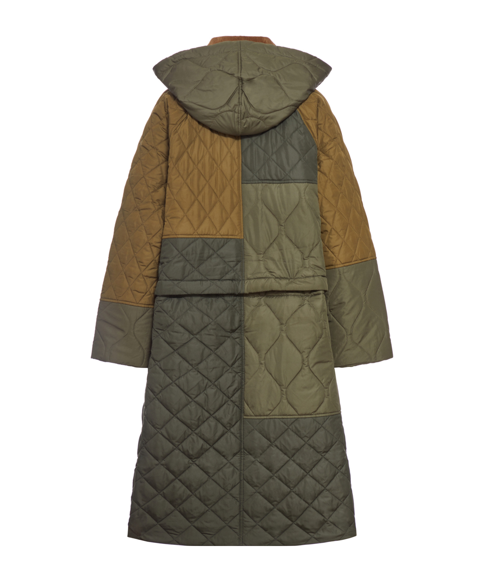 Barbour Cookston Quilted Single-breasted Coat In Green