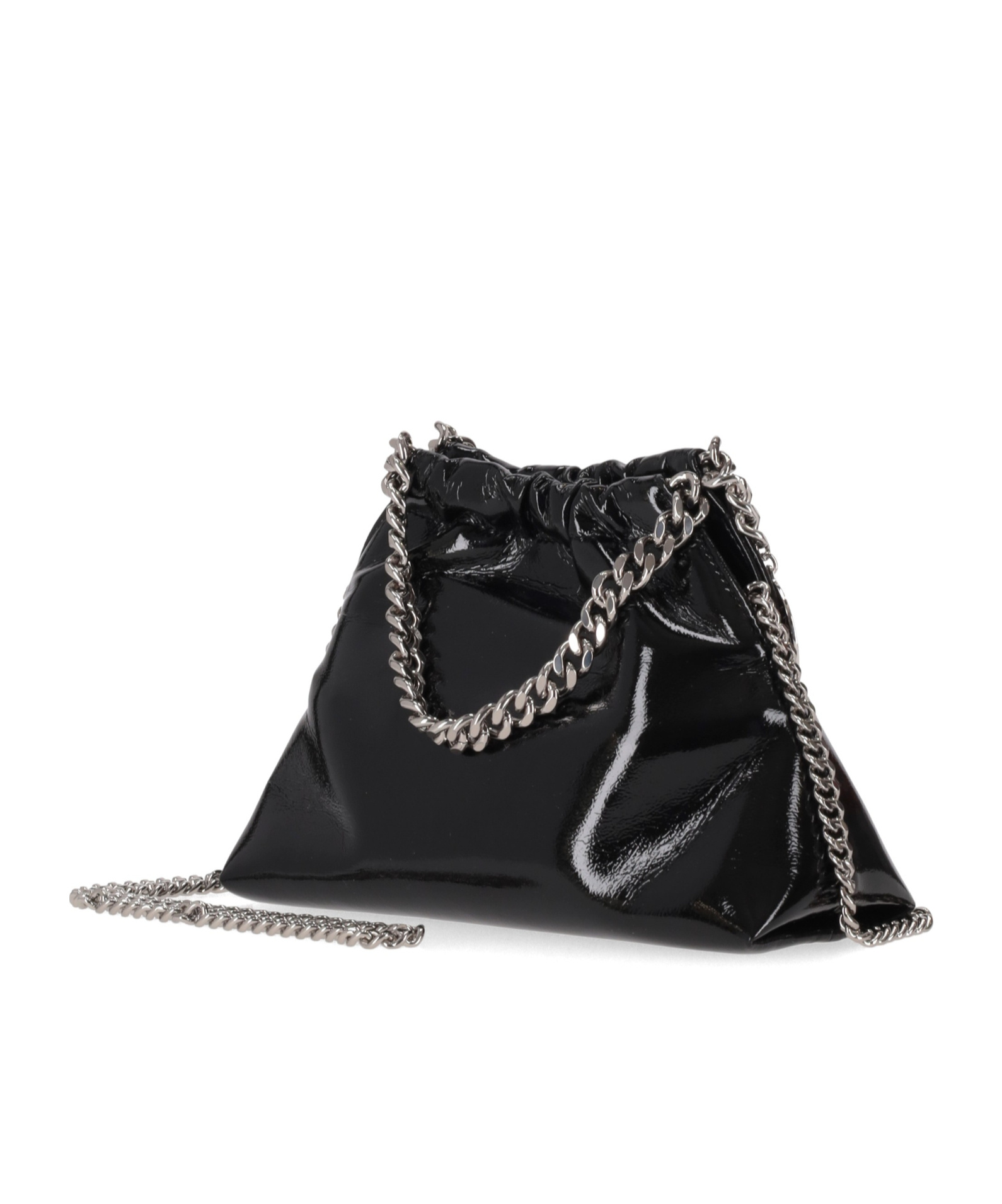 Stella Mccartney Falabella Mini Crinkled Drawstring Bag