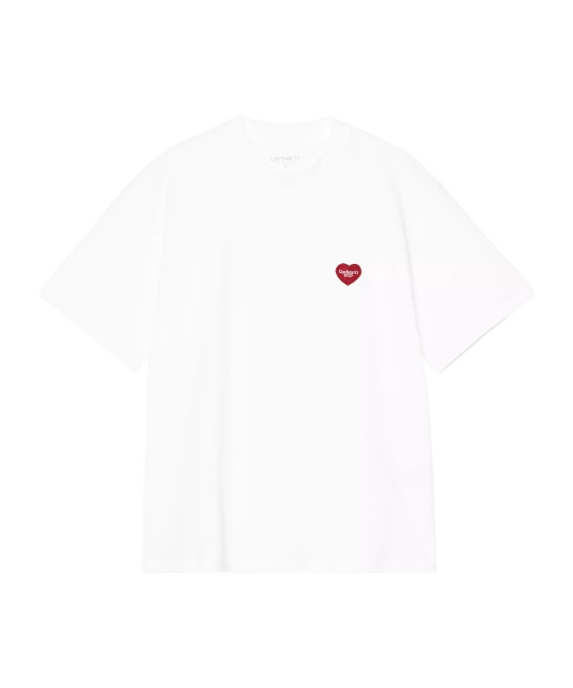 Carhartt Wip Heart Patch Crewneck T-shirt In Multi