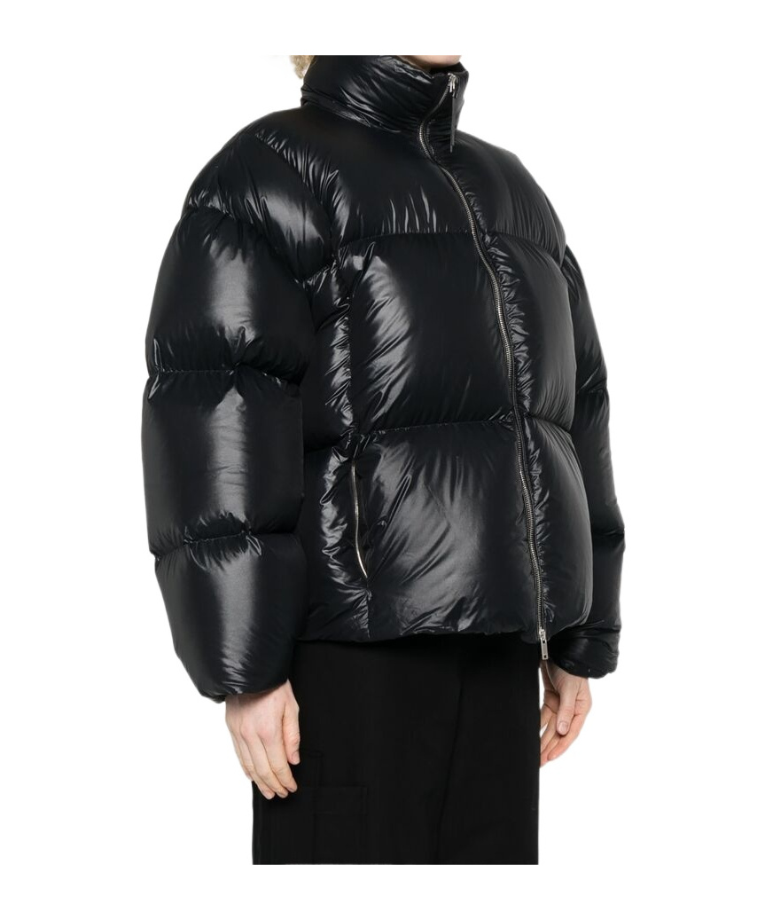 Jil Sander Zip-up Puffer Jacket In Black