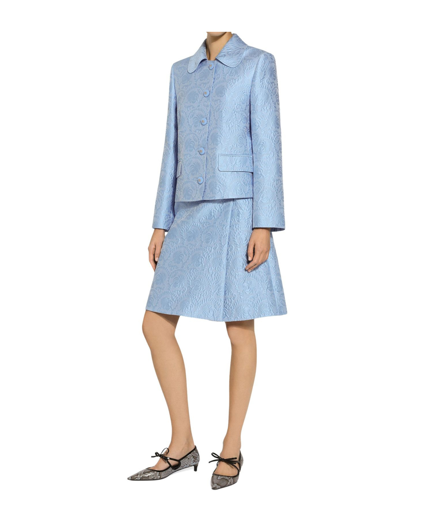 Shop Dolce & Gabbana Single-breasted Casual Jacket In Blue