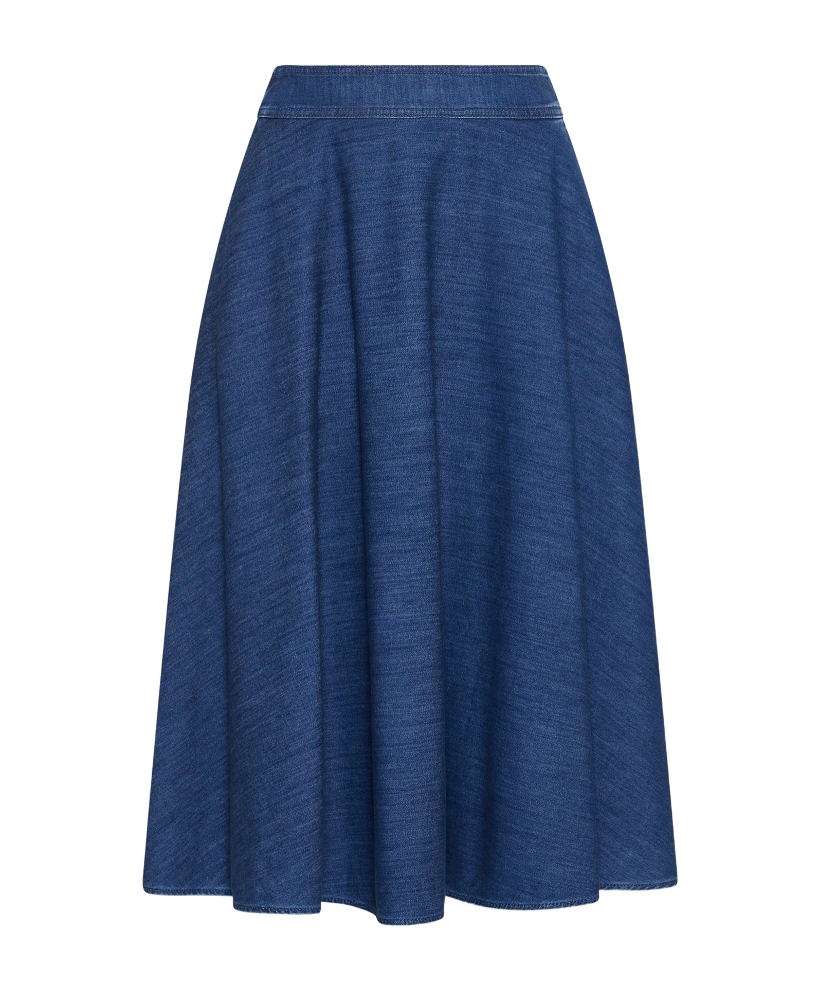 Marella Denim Circle Skirt - Blue Jeans