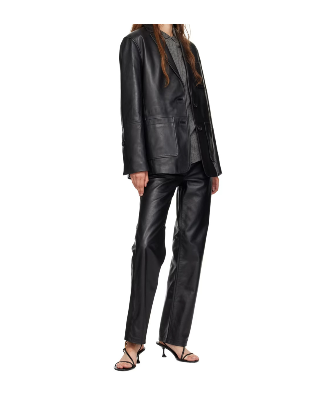 Proenza Schouler Hoop Slingbac Open-toed Heels Sandals In Black