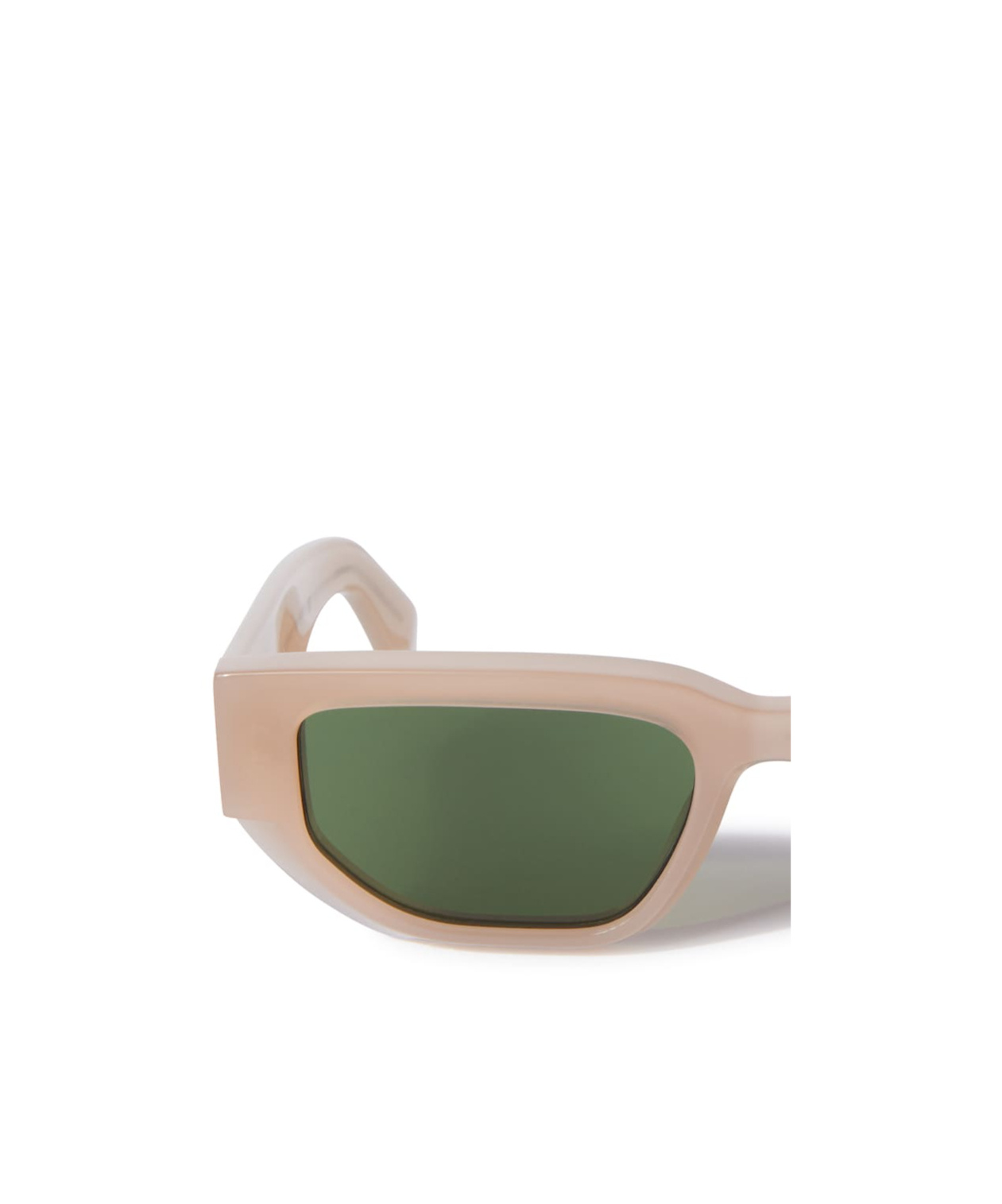 Off-white Greeley Rectangle-frame Sunglasses In Green
