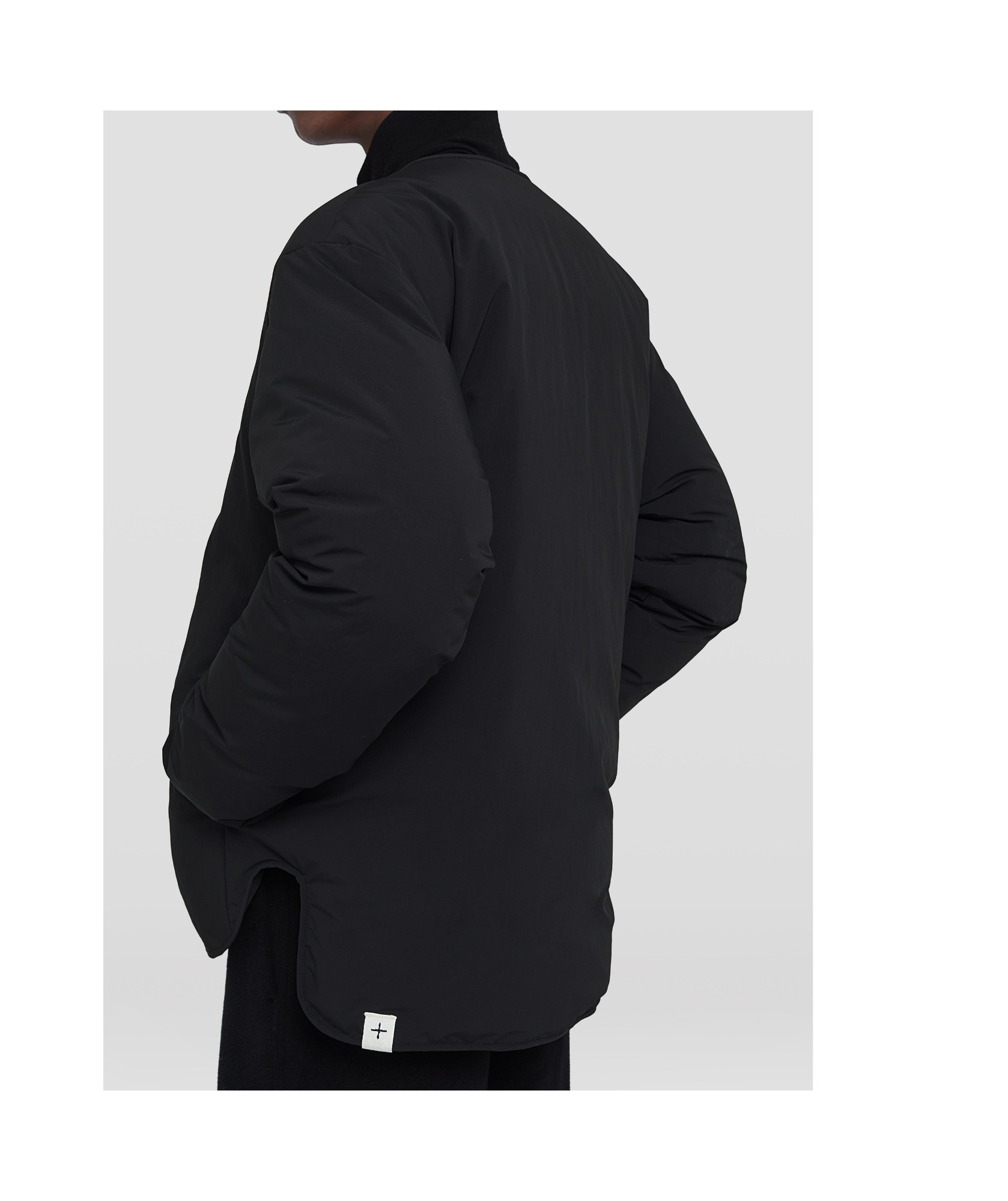 Jil Sander Zipped Down Jacket In Black