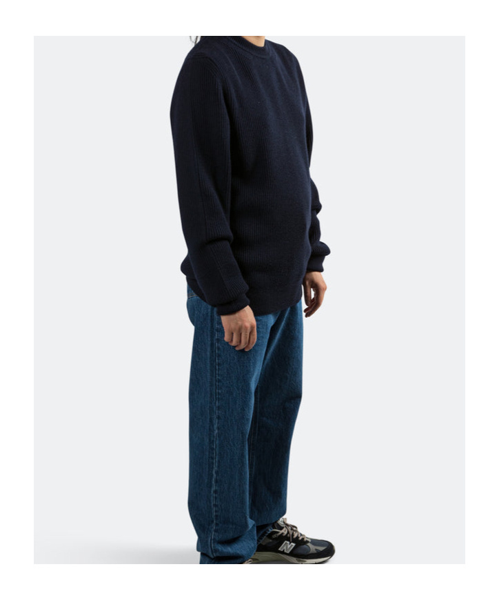 Norse Projects Long-sleeved Sweater In Black