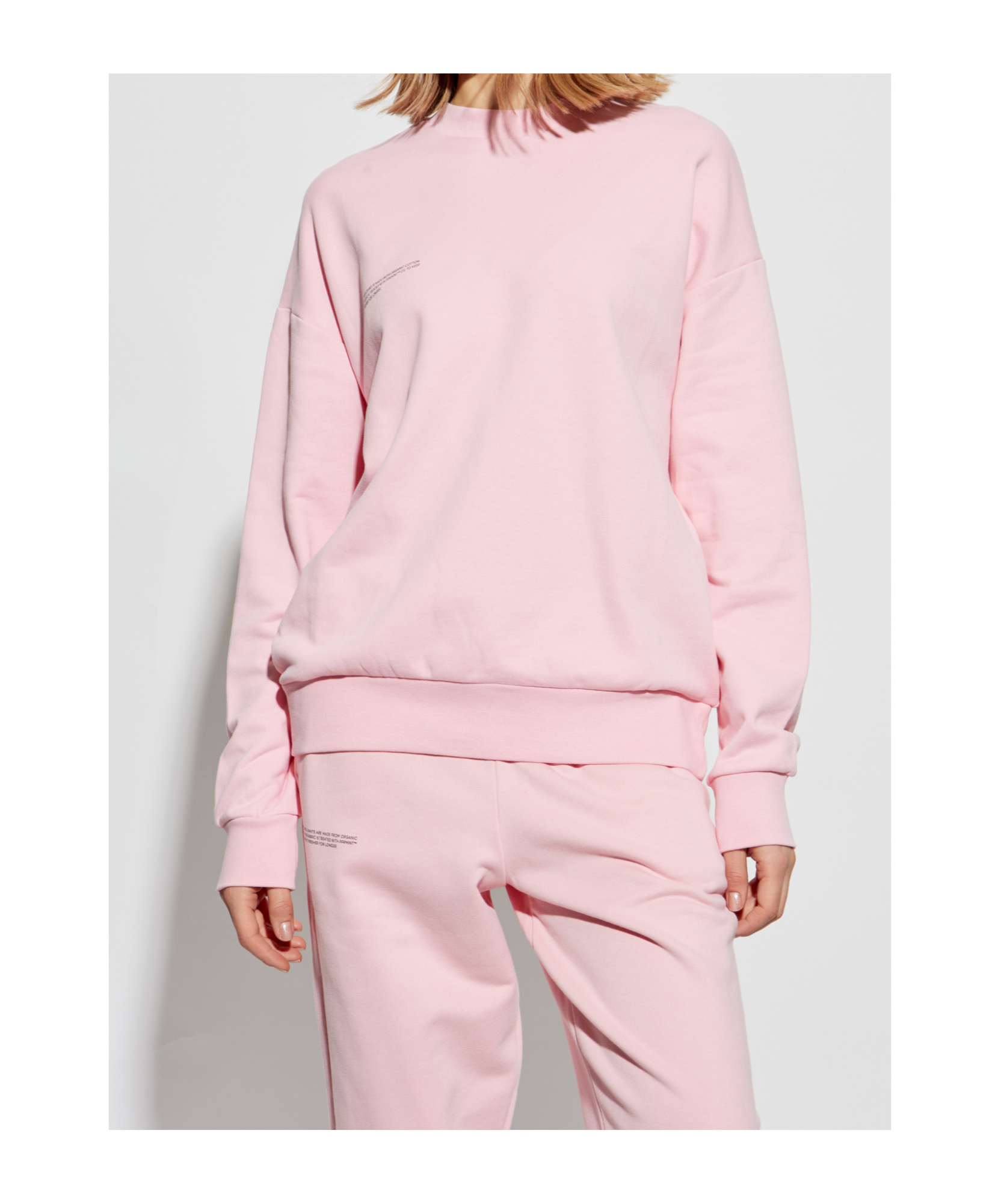 Pangaia Organic Cotton Sweatshirt In Pink