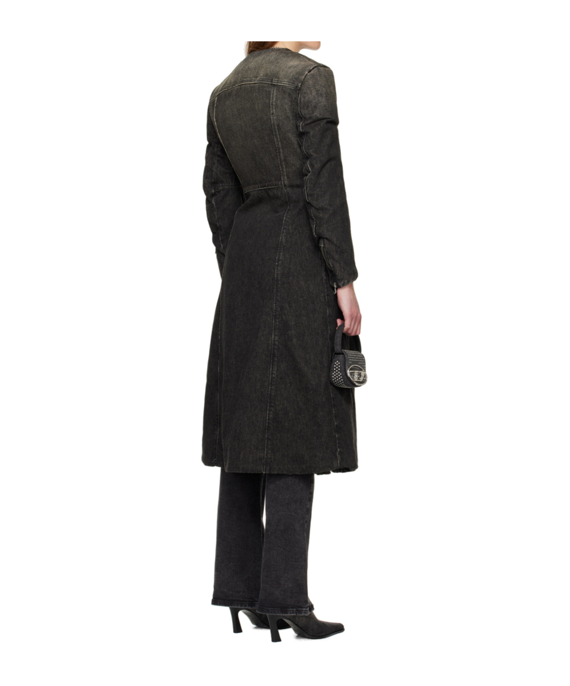Diesel De-sy-s Denim Coat In Black