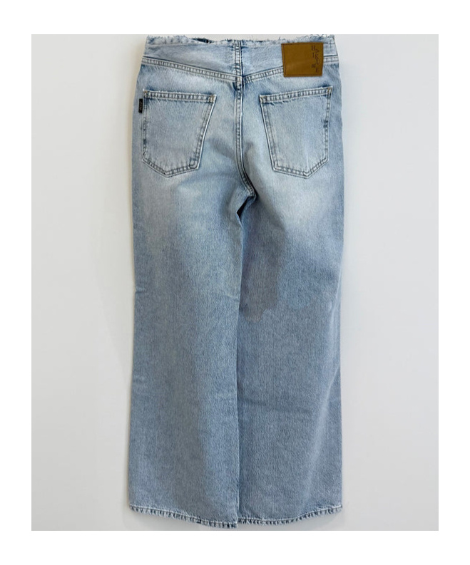 Haikure Belt Loops Slacks In Blue