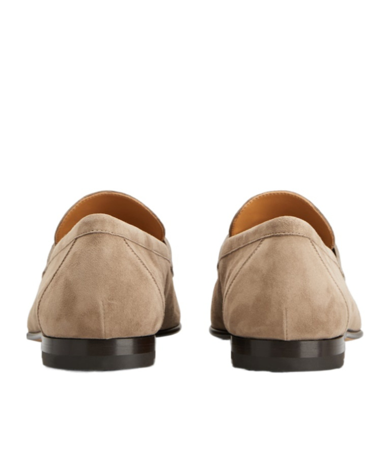 Tod's Round Head Loafer Shoes In Nude