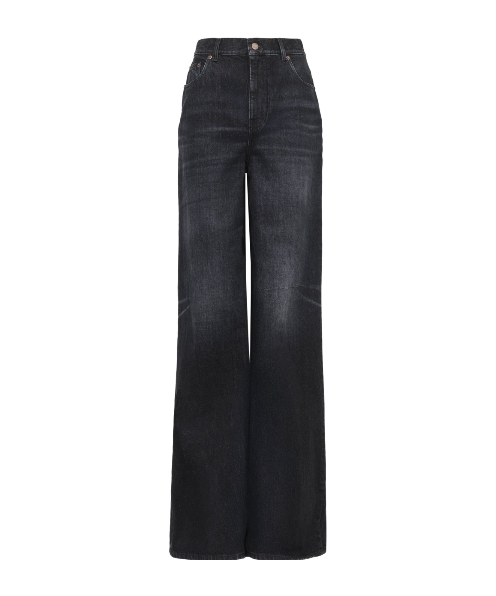 Chloé Rigid High-rise Wide-leg Jeans