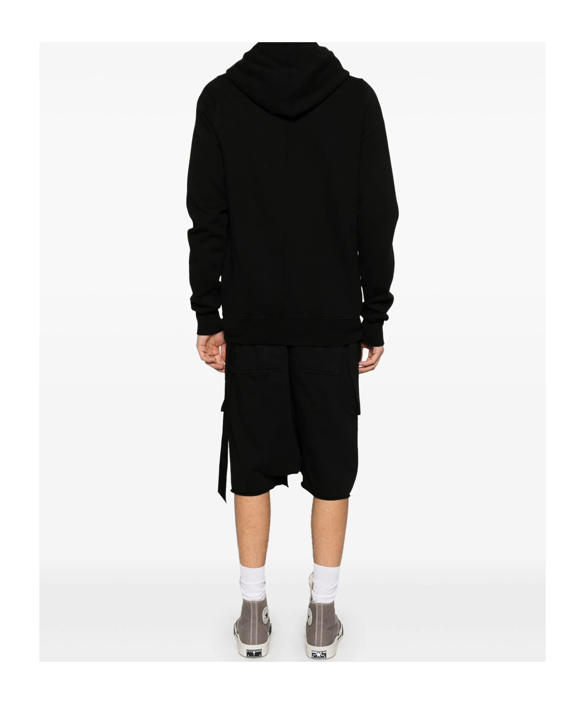 Rick Owens Drkshdw Gimp Hoodie In Black