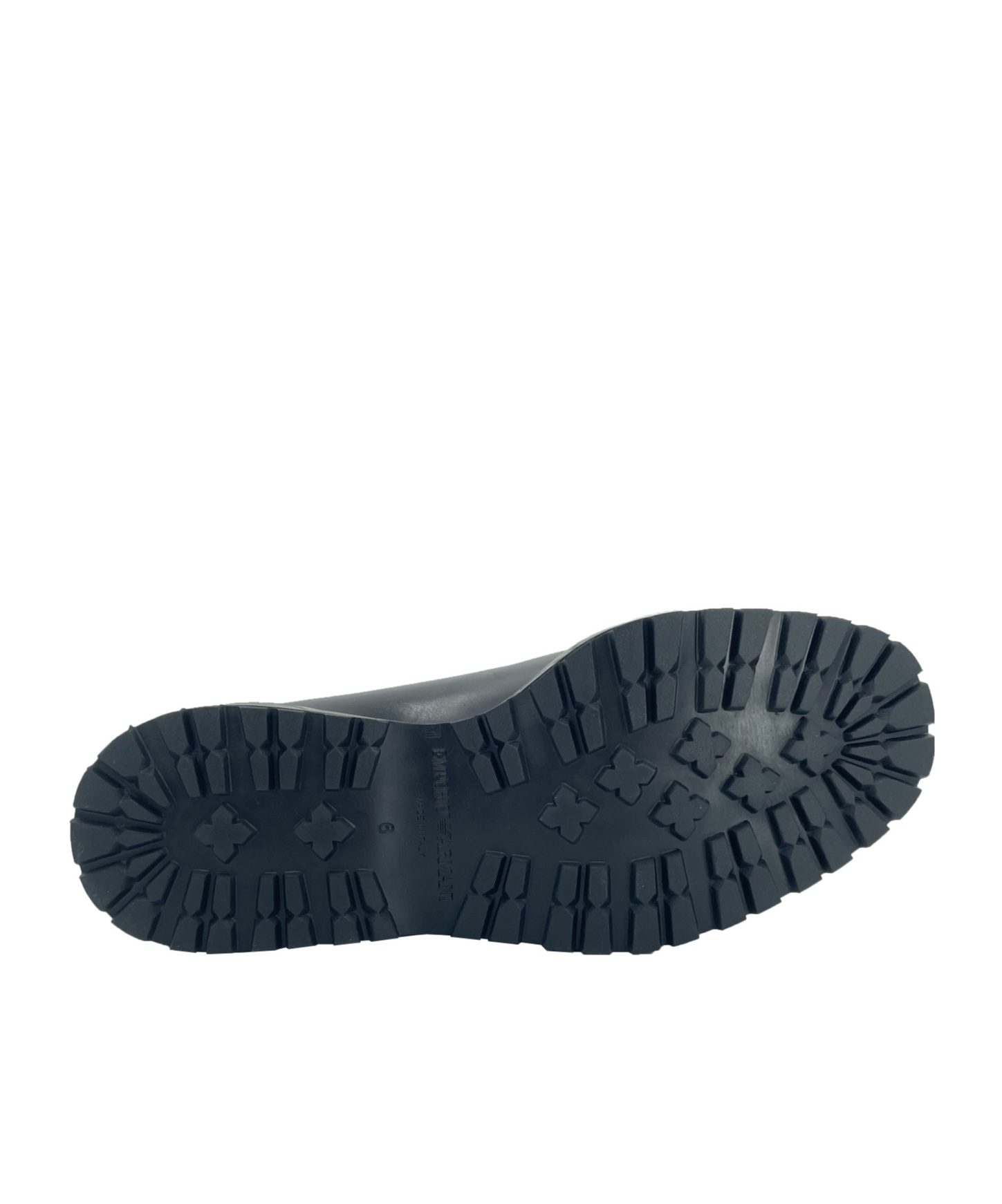 Emporio Armani Round Head Lacing Business Shoes In Black