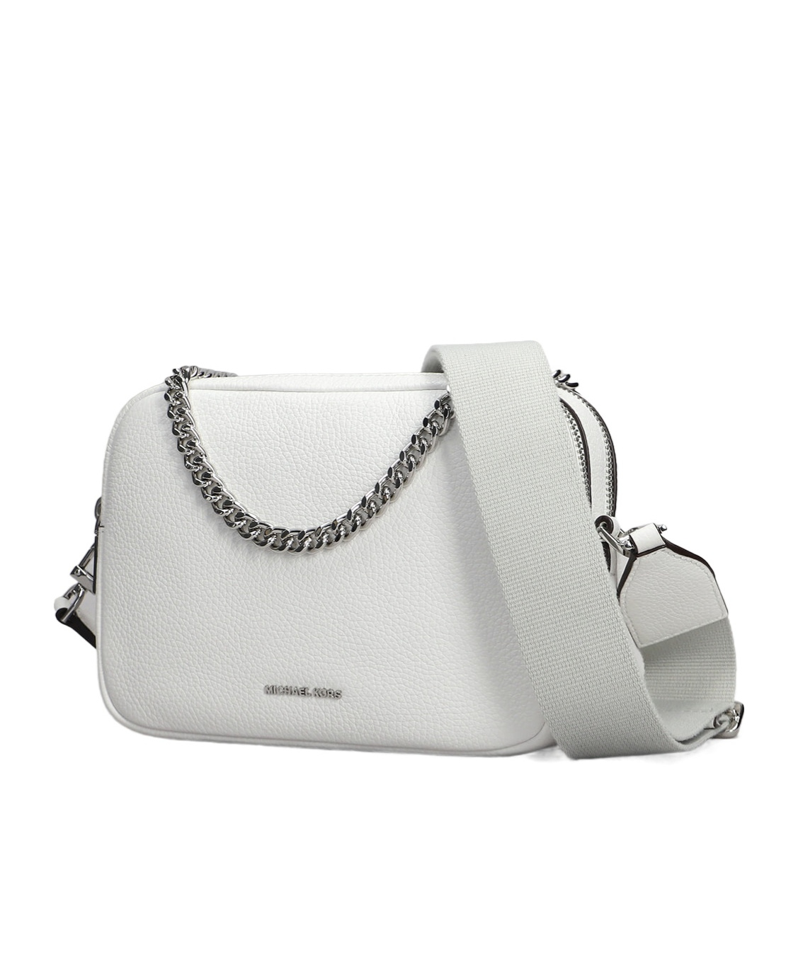 MICHAEL MICHAEL KORS MICHAEL MICHAEL KORS BRYANT MEDIUM PEBBLED CAMERA CROSSBODY BAG