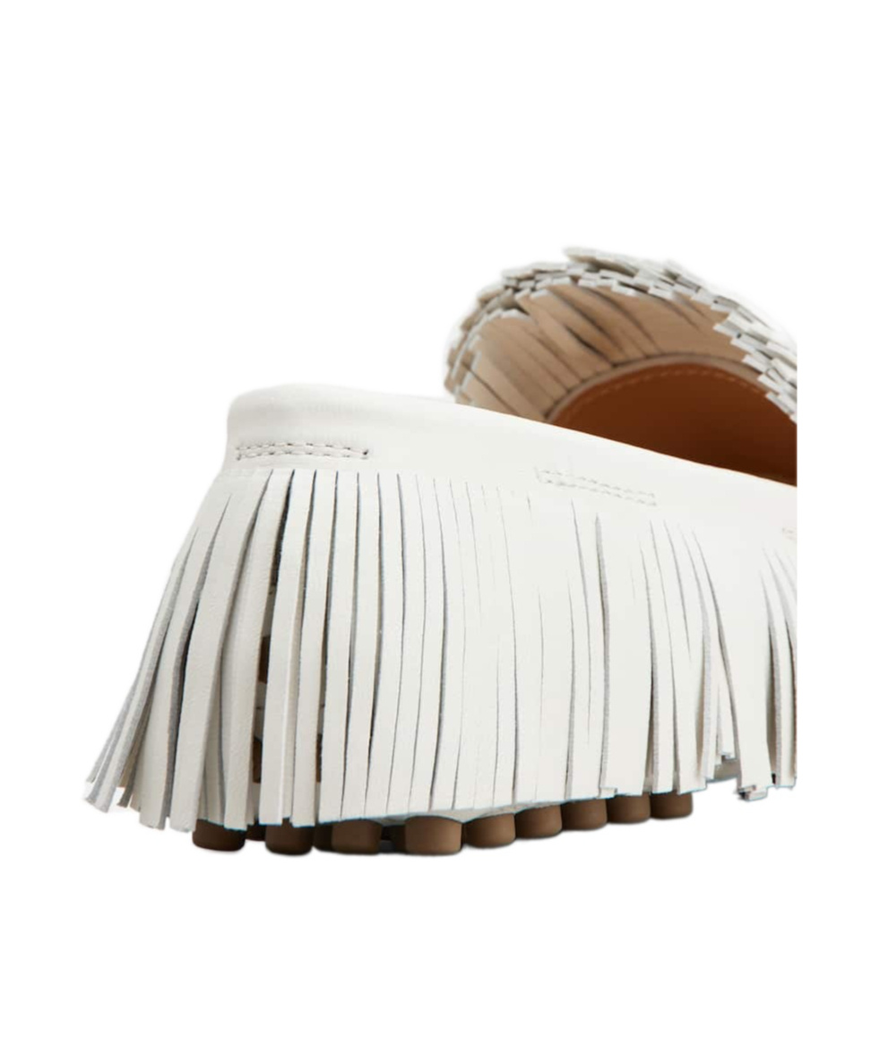 Tod's Tassel Business Dress Shoes In White