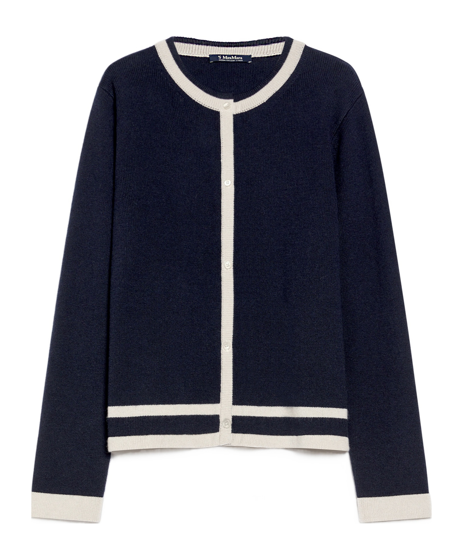 MAX MARA WOOL CASHMERE KNITTED CARDIGAN 