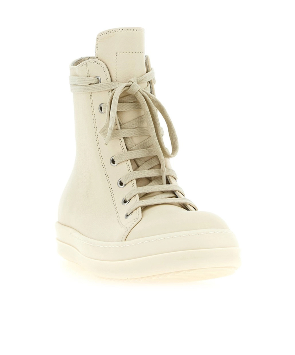 Rick Owens Lace-up High-top Casual Shoes In Brown
