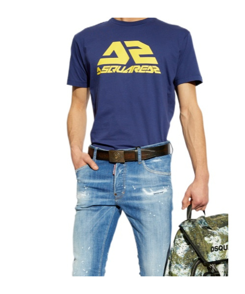 Dsquared2 Short-sleeved T-shirt In Blue