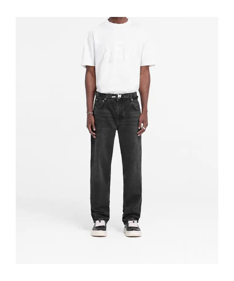 Represent R2 Straight-leg Jeans In Black